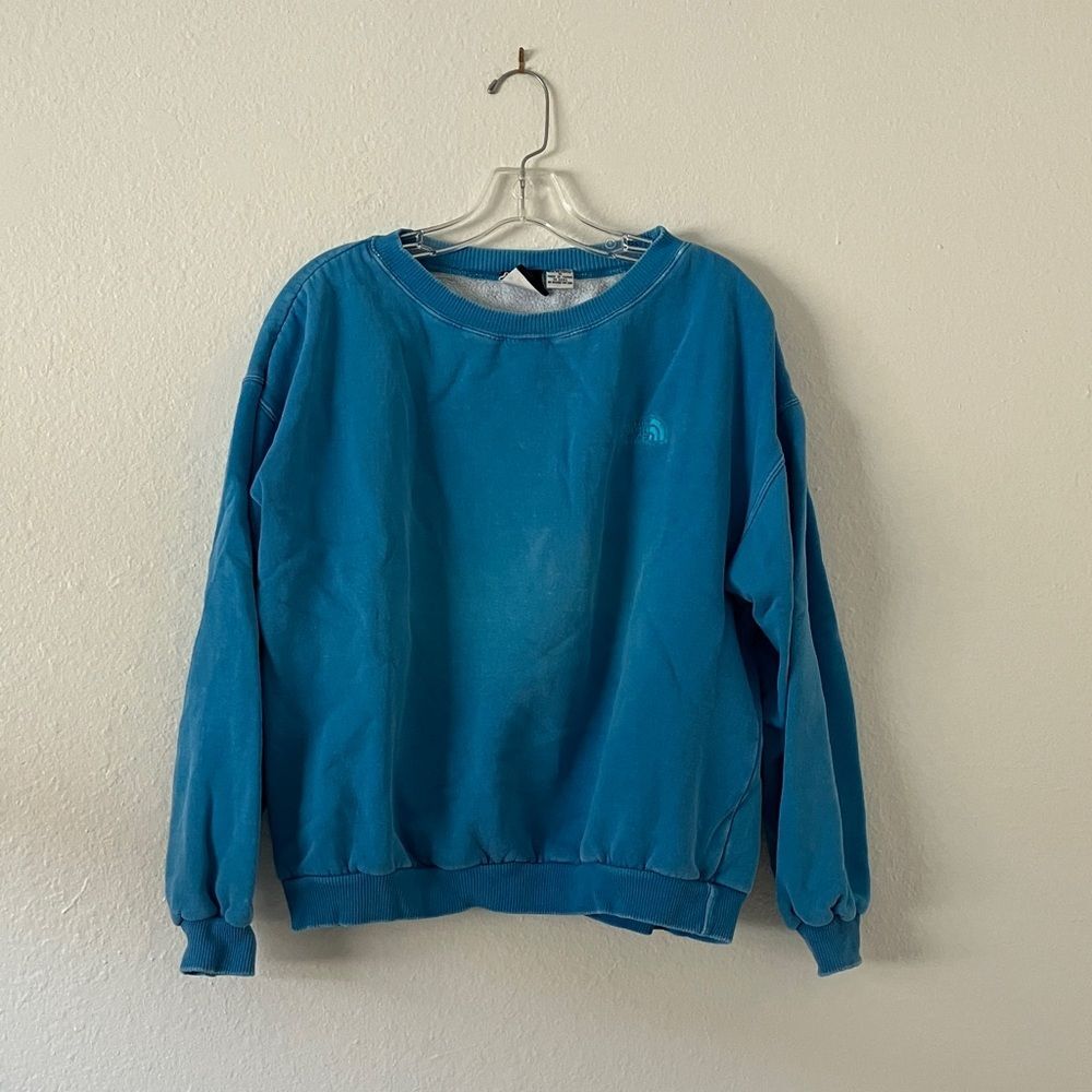Blue North Face Sweatshirt